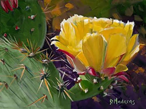 PRICKLY PEAR BLOOM by Diana Madaras