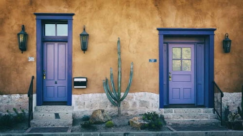 BLUE DOORS by Guy Atchley