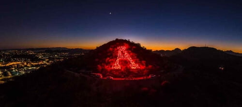 LIGHTING "A" MOUNTAIN by Dean Kelly
